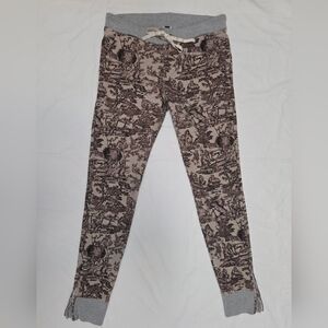 J. Crew Toile Cotton Zipper Ankle Joggers S